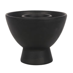 Black Pentagram Terracotta Smudge Bowl