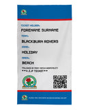 Blackburn Rovers Beach Towel (Personalised Fans Ticket Design)