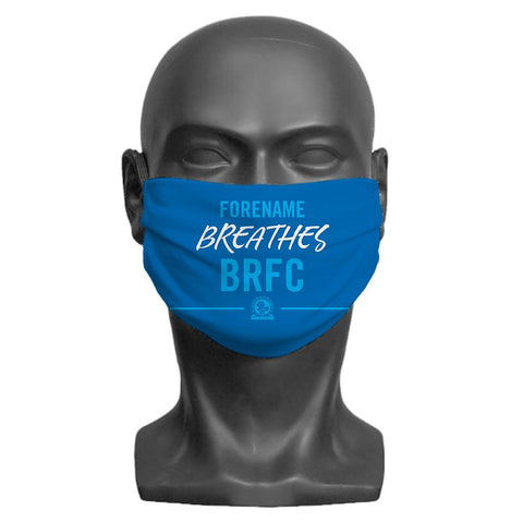 Blackburn Rovers FC Breathes Personalised Face Mask