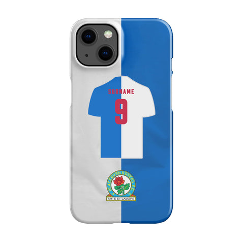 Blackburn Rovers FC Personalised iPhone 13 Mini Snap Case