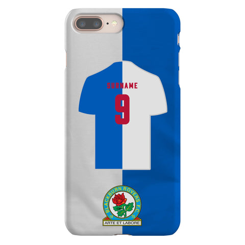 Blackburn Rovers FC Personalised iPhone 8 Plus Snap Case