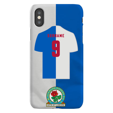 Blackburn Rovers FC Personalised iPhone X Snap Case