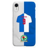 Blackburn Rovers FC Personalised iPhone XR Snap Case
