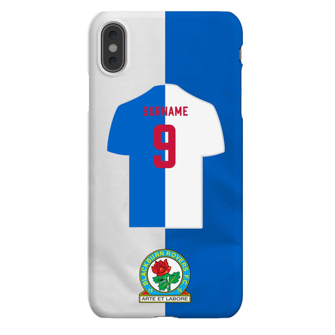 Blackburn Rovers FC Personalised iPhone XS Max Snap Case