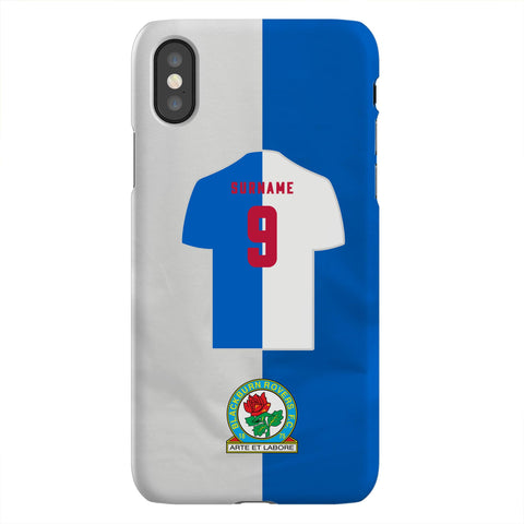Blackburn Rovers FC Personalised iPhone XS Snap Case