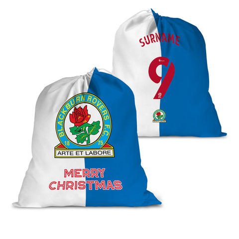 Blackburn Rovers FC Personalised Santa Sack