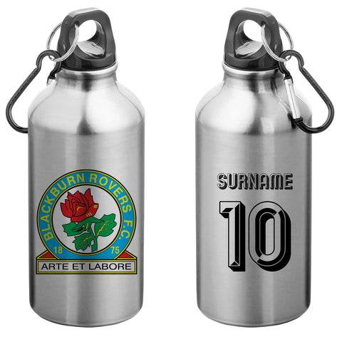 Blackburn Rovers FC Personalised Water Bottle For Drinks