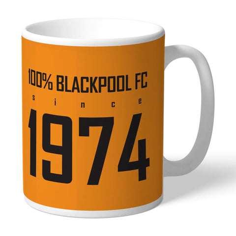 Personalised Blackpool FC 100 Percent Mug