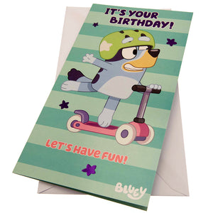 Bluey Birthday Card