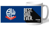 Personalised Bolton Wanderers Best Dad Ever Mug