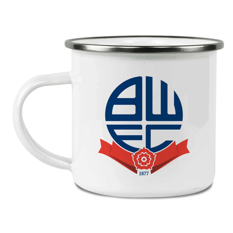Bolton Wanderers FC Back of Shirt Enamel Camping Mug