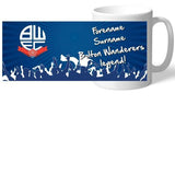 Personalised Bolton Wanderers FC Legend Mug