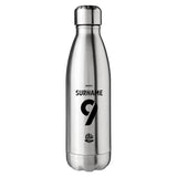 Bolton Wanderers FC Personalised Silver Insulated Water Bottle