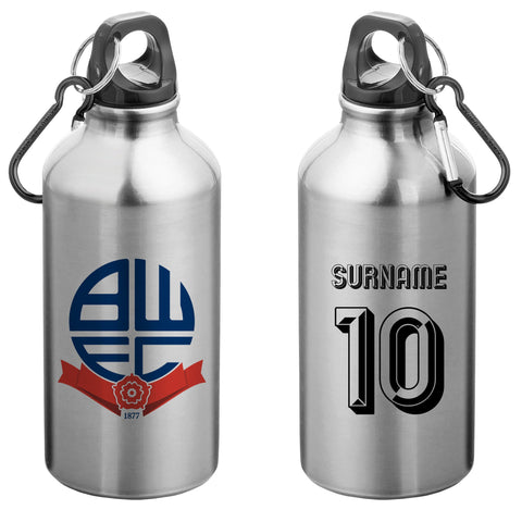 Bolton Wanderers FC Personalised Water Bottle For Drinks