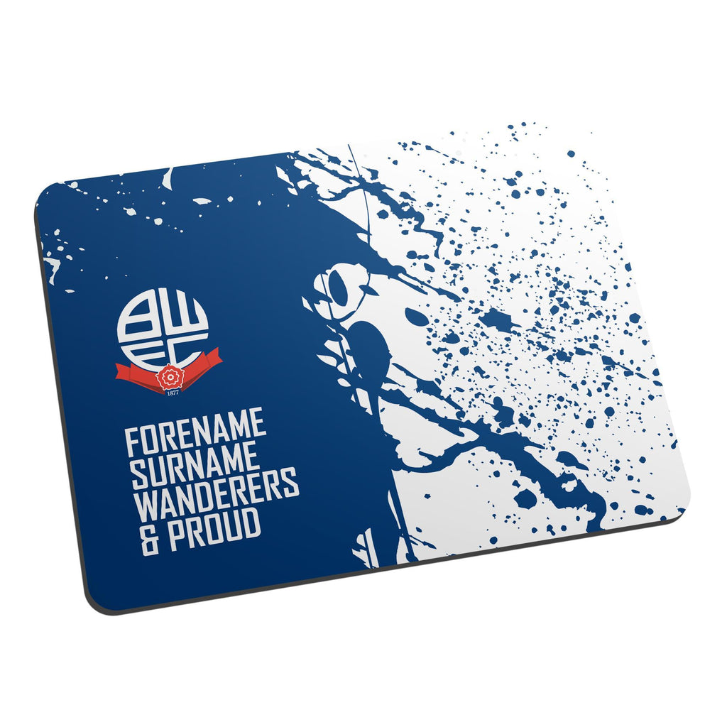 Personalised Bolton Wanderers FC Proud Mouse Mat