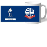 Personalised Bolton Wanderers Player Figure Mug