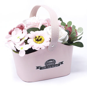 Bouquet Petite Basket - Peaceful Pink