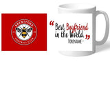 Personalised Brentford Best Boyfriend In The World Mug