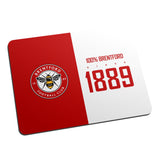 Personalised Brentford FC 100 Percent Mouse Mat