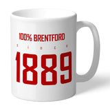 Personalised Brentford FC 100 Percent Mug