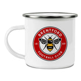 Brentford FC Back of Shirt Enamel Camping Mug