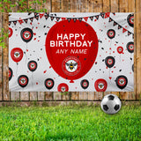 Brentford FC Personalised Banner (5ft x 3ft, Balloons Design)