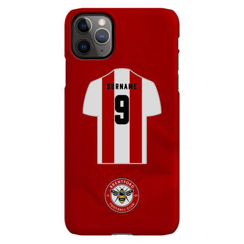 Brentford FC Personalised iPhone 11 Pro Max Snap Case