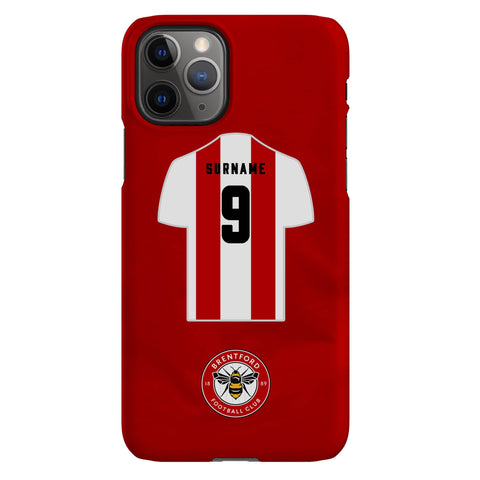 Brentford FC Personalised iPhone 11 Pro Snap Case