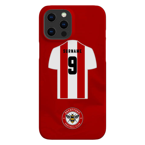 Brentford FC Personalised iPhone 12 Pro Max Snap Case