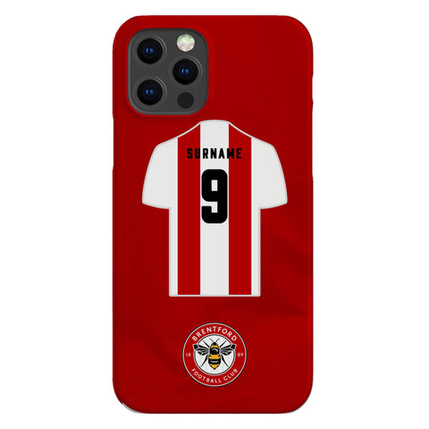Brentford FC Personalised iPhone 12 Pro Snap Case