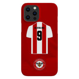 Brentford FC Personalised iPhone 13 Pro Max Snap Case