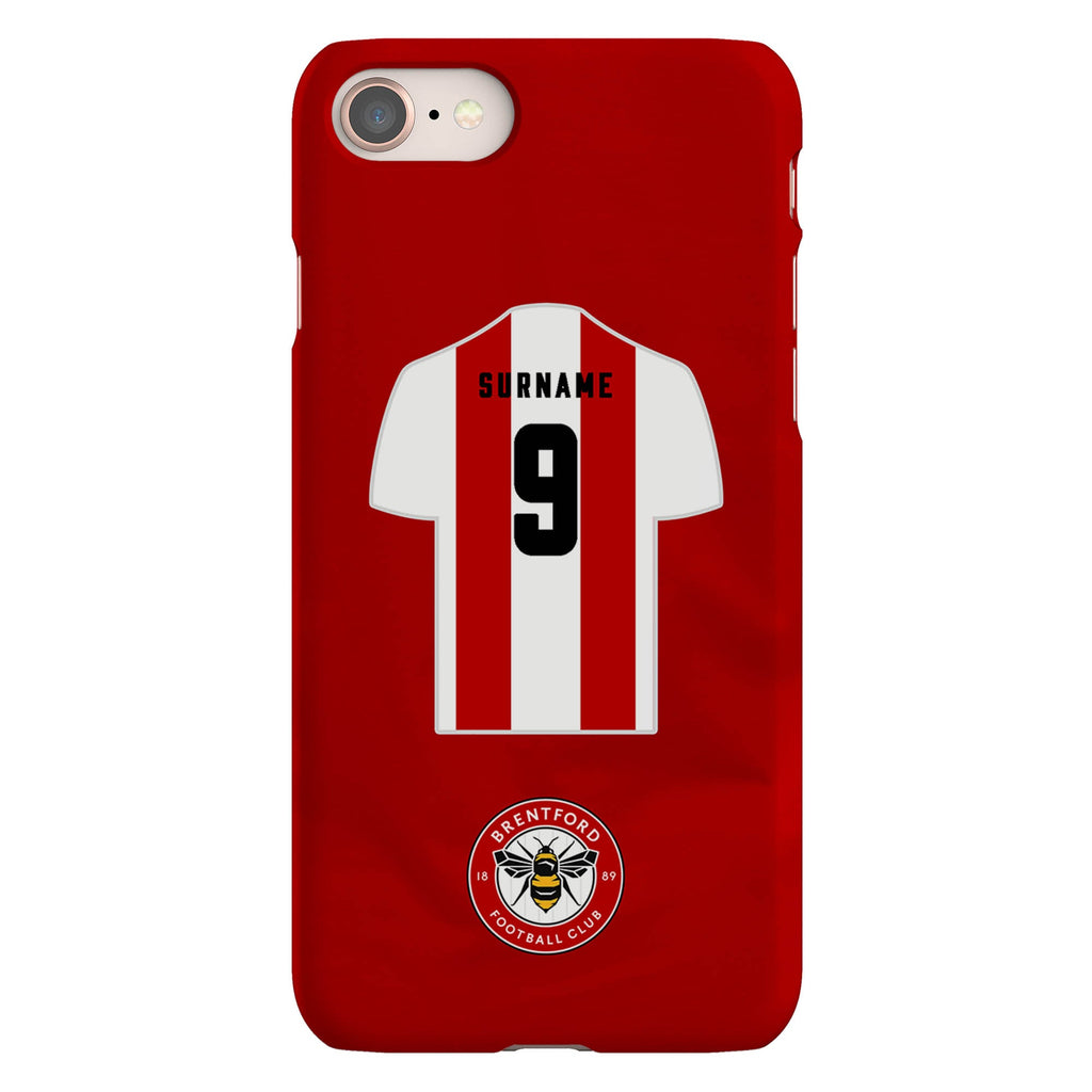 Brentford FC Personalised iPhone 8 Snap Case