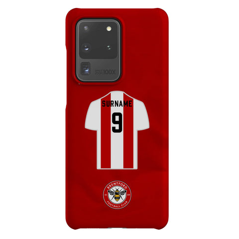 Brentford FC Personalised Samsung Galaxy S20 Ultra Snap Case