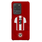 Brentford FC Personalised Samsung Galaxy S21 Ultra Snap Case