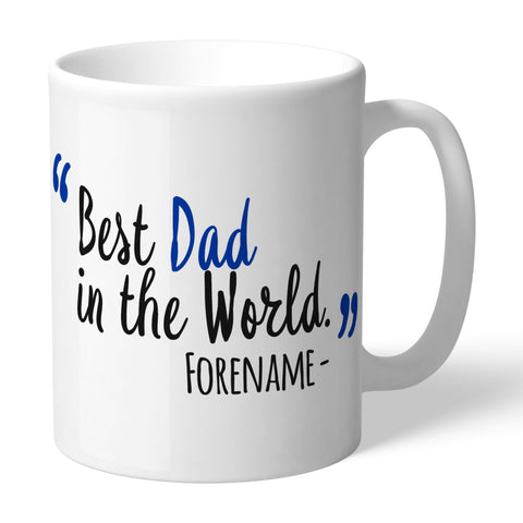 Personalised Brighton & Hove Albion FC Best Dad In The World Mug
