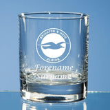 Personalised Brighton & Hove Albion Whisky Tumbler Glass