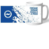 Personalised Brighton & Hove Albion FC Proud Mug