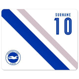 Personalised Brighton & Hove Albion FC Stripe Mouse Mat