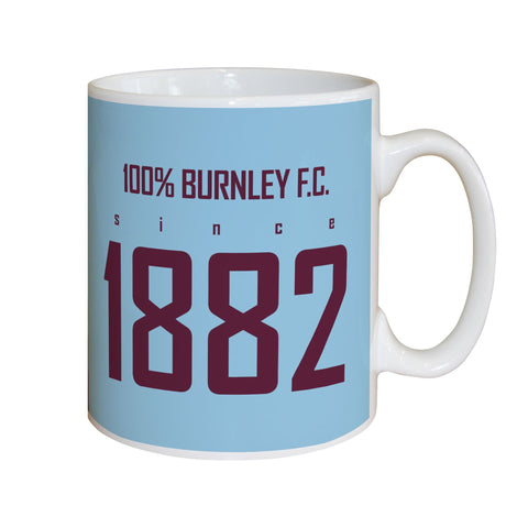 Personalised Burnley FC 100 Percent Mug