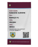 Burnley FC Beach Towel (Personalised Fans Ticket Design)