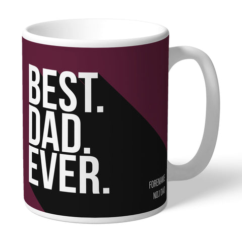 Personalised Burnley FC Best Dad Ever Mug