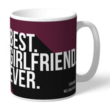 Personalised Burnley FC Best Girlfriend Ever Mug
