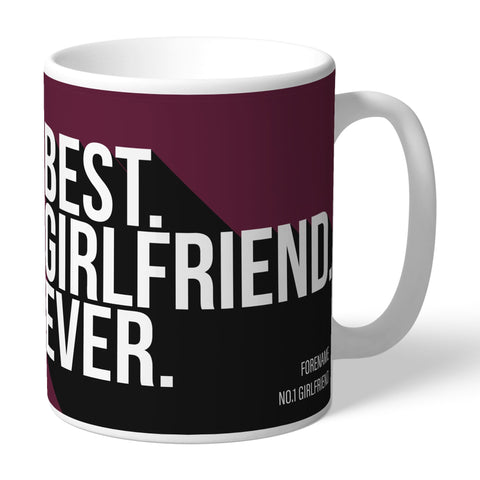 Personalised Burnley FC Best Girlfriend Ever Mug
