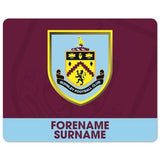 Personalised Burnley FC Bold Crest Mouse Mat