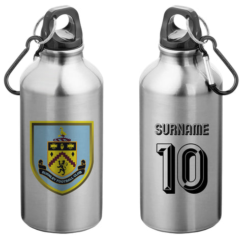Burnley FC Personalised Water Bottle For Drinks