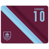 Personalised Burnley FC Stripe Mouse Mat