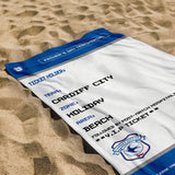 Cardiff City Beach Towel (Personalised Fans Ticket Design)