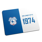 Personalised Cardiff City FC 100 Percent Mouse Mat