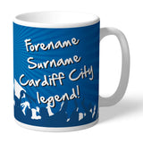 Personalised Cardiff City FC Legend Mug
