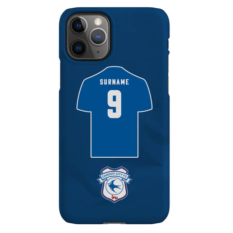 Cardiff City FC Personalised iPhone 11 Pro Snap Case